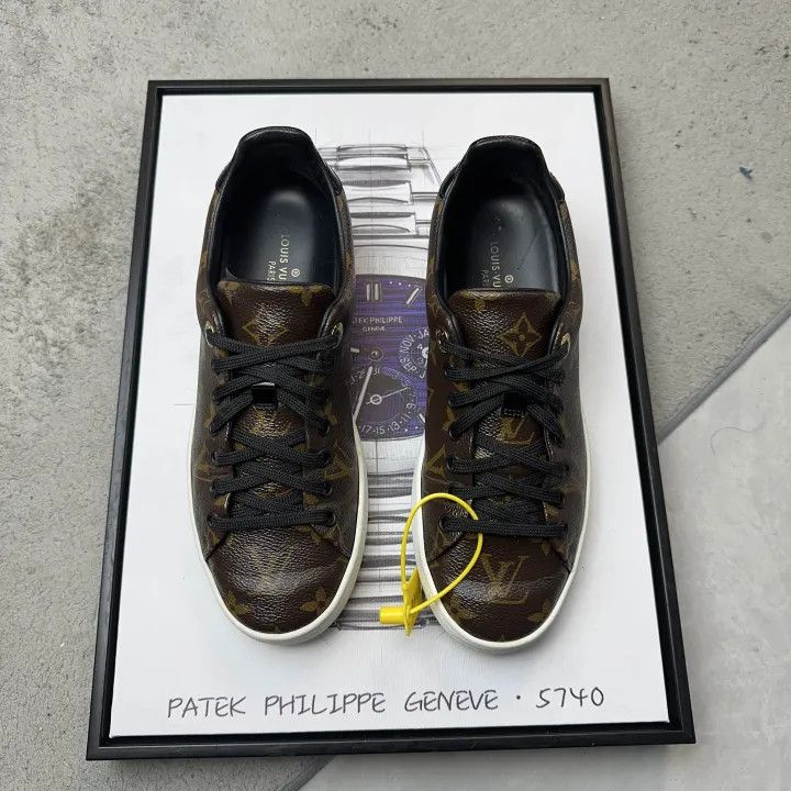 Louis Vuitton Louis Vuitton Frontrow Monogram Low-Top Sneakers 0079 Size US 6 / IT 36 - 2 Thumbnail