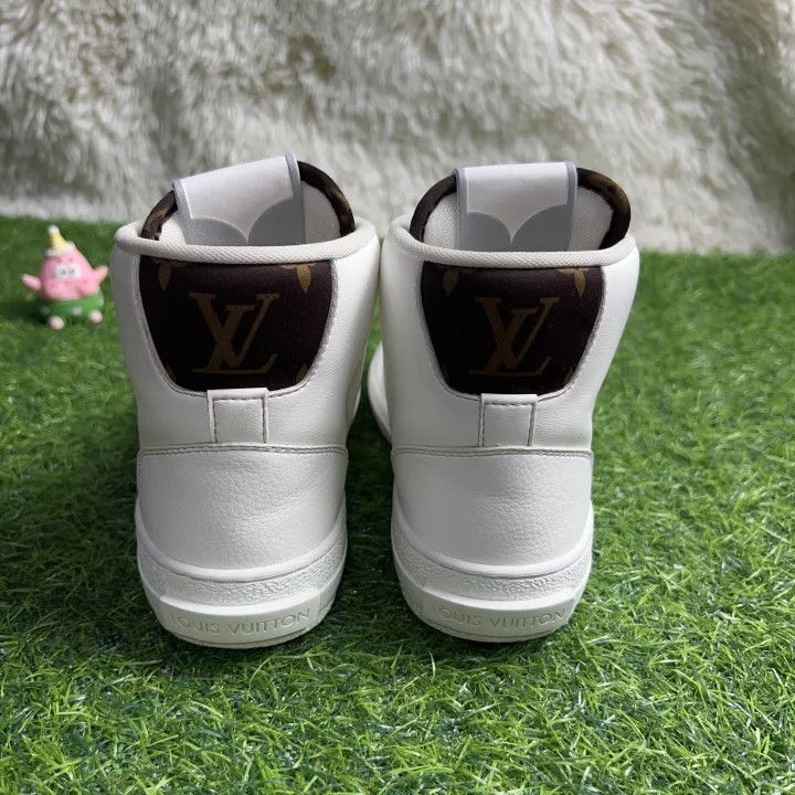 Louis Vuitton Louis Vuitton Charlie White High-Top Sneakers 0079 Size US 5 / IT 35 - 3 Thumbnail