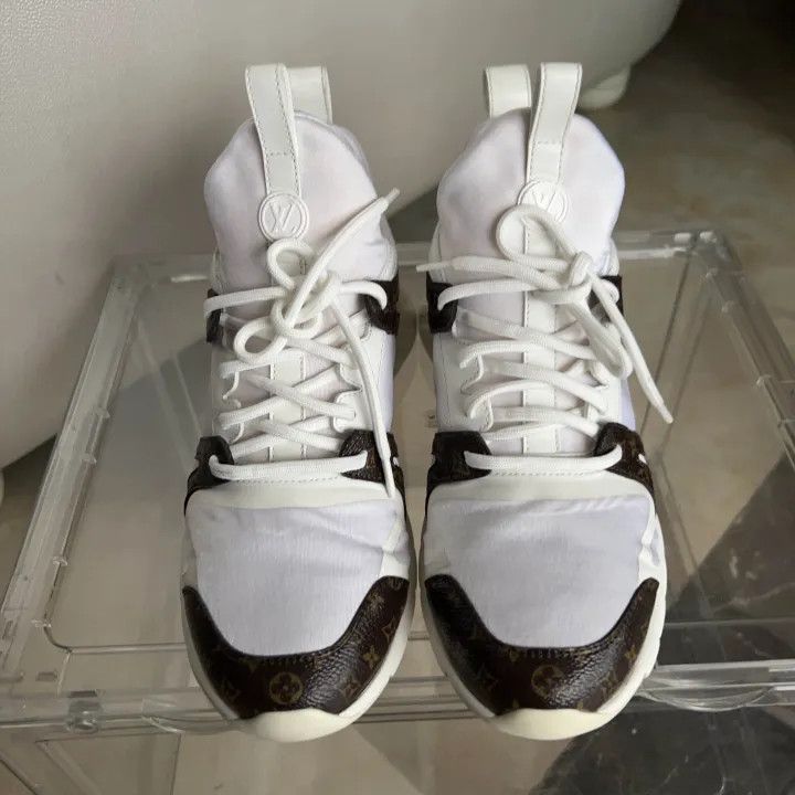 Louis Vuitton Louis Vuitton Aftergame Monogram Canvas Sneakers 0079 Size US 8 / IT 38 - 2 Thumbnail