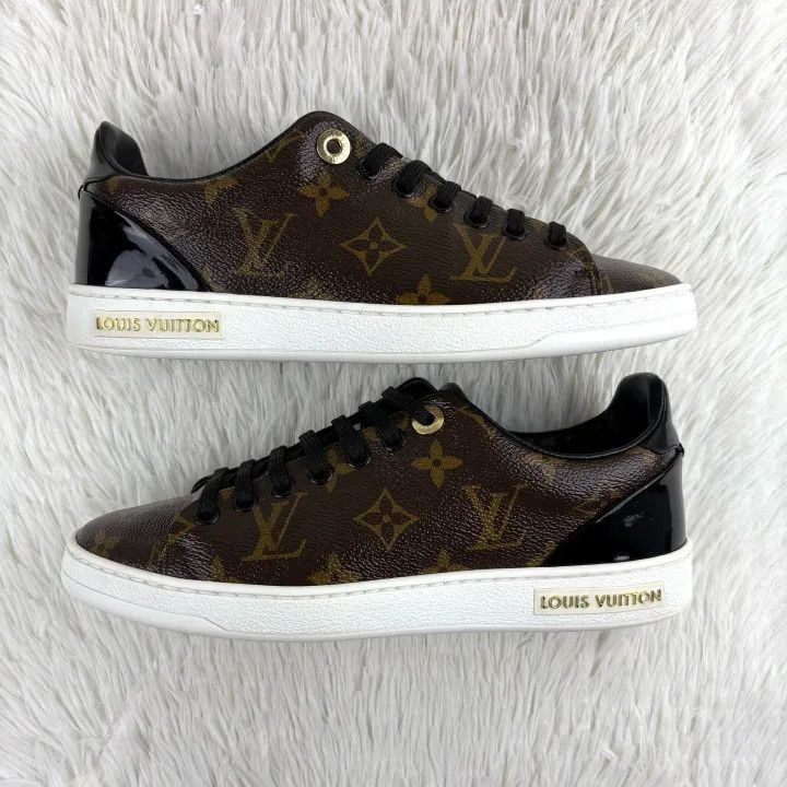 Louis Vuitton Louis Vuitton Frontrow Monogram Low-top Fashion Sneakers 0079 Size US 6 / IT 36 - 6 Thumbnail