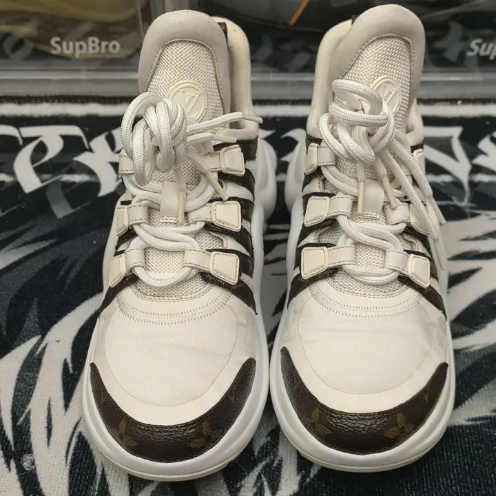 Louis Vuitton Louis Vuitton Archlight Low-Top Sneakers 0079 Size US 5 / IT 35 - 2 Thumbnail