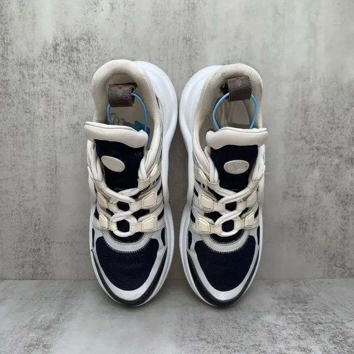 Louis Vuitton Louis Vuitton Black and White Casual Sneakers 0079 Size US 6 / IT 36 - 8 Thumbnail
