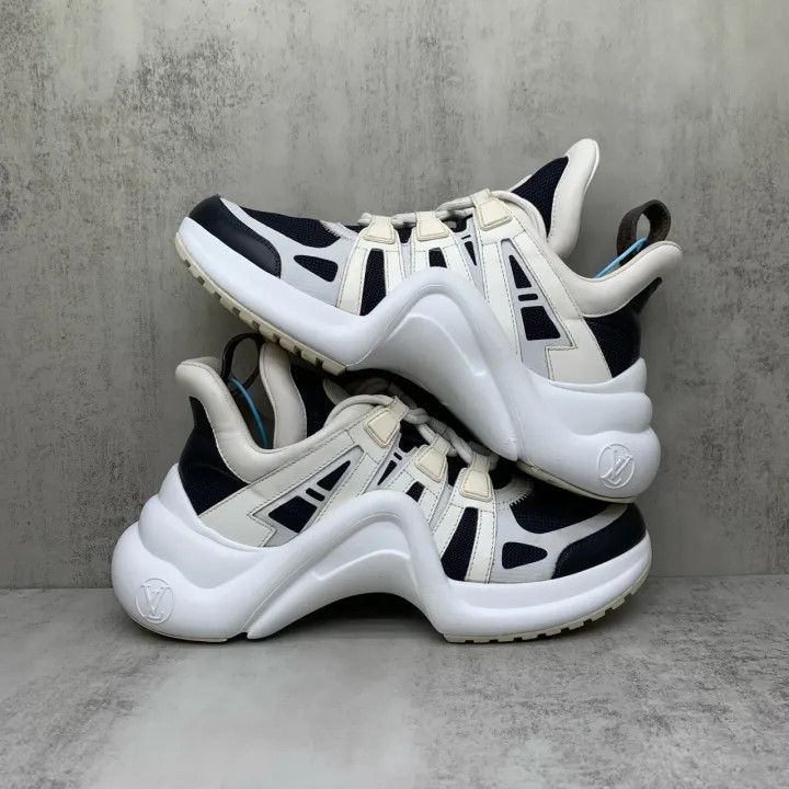 Louis Vuitton Louis Vuitton Black and White Casual Sneakers 0079 Size US 6 / IT 36 - 6 Thumbnail