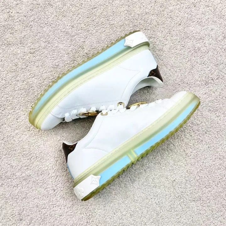 Louis Vuitton Louis Vuitton Time Out Low Top Fashion Sneakers 0079 Size US 6 / IT 36 - 3 Thumbnail