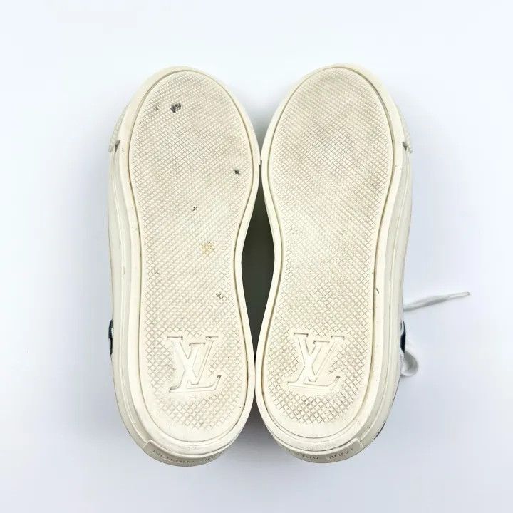 Louis Vuitton Stellar Black and White Casual Sneakers 0079 Low Top Sneakers