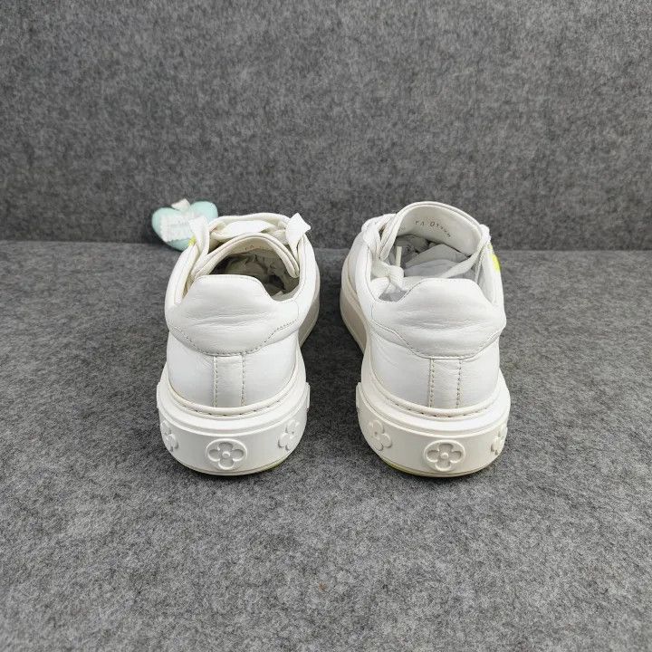Louis Vuitton Louis Vuitton Time Out White and Yellow Sneakers 0079 Size US 6 / IT 36 - 3 Thumbnail