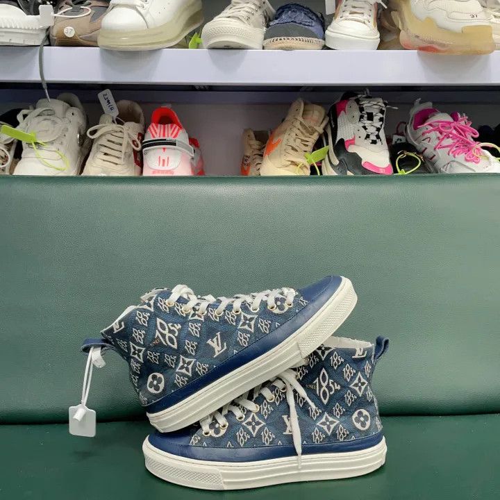 Louis Vuitton Louis Vuitton Stellar High-Top Fashion Sneakers 0079 Size US 6 / IT 36 - 7 Thumbnail