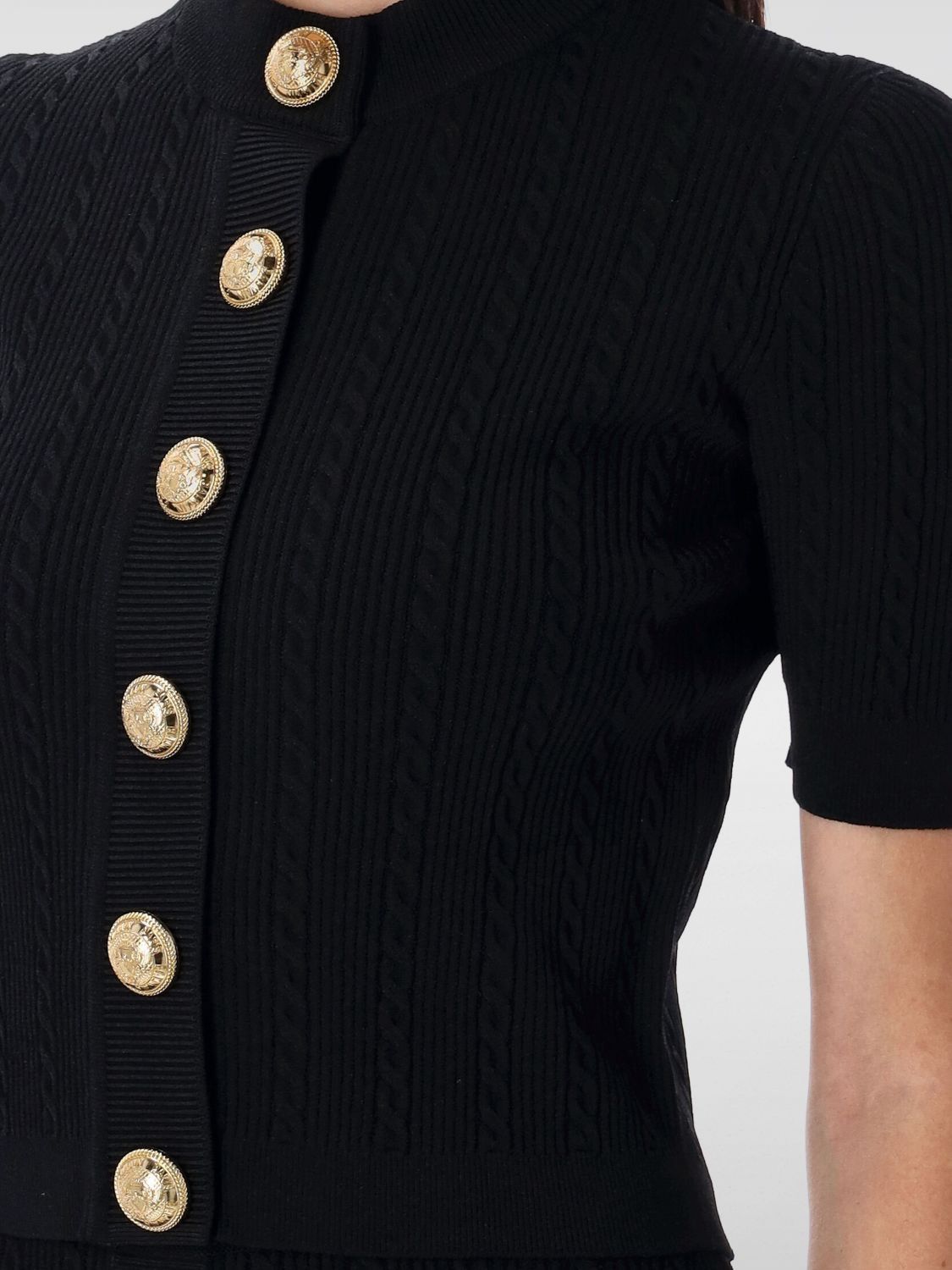 Balmain Balmain Sweater Woman Black Size XS / US 0-2 / IT 36-38 - 3 Thumbnail