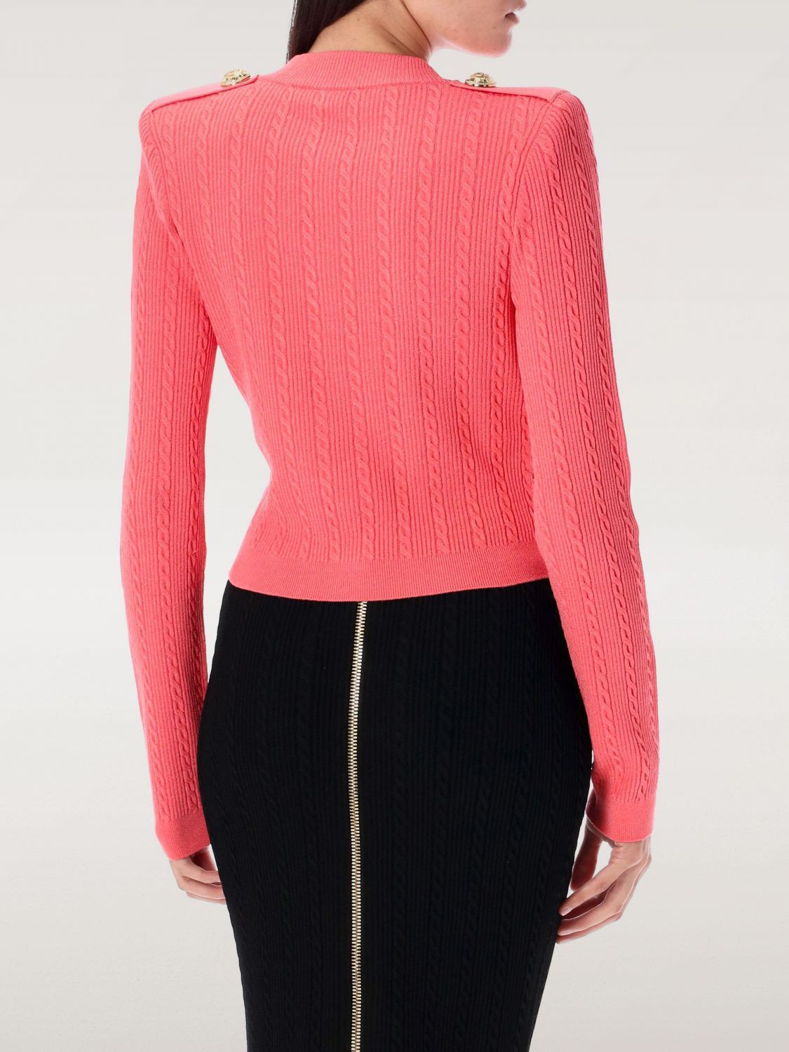 Balmain Balmain Sweater Woman Orange Size XS / US 0-2 / IT 36-38 - 2 Thumbnail