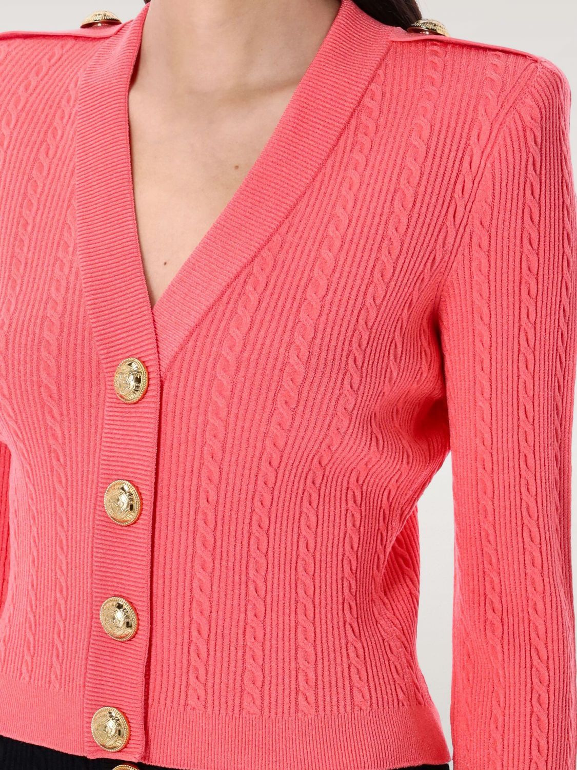 Balmain Balmain Sweater Woman Orange Size XS / US 0-2 / IT 36-38 - 3 Thumbnail