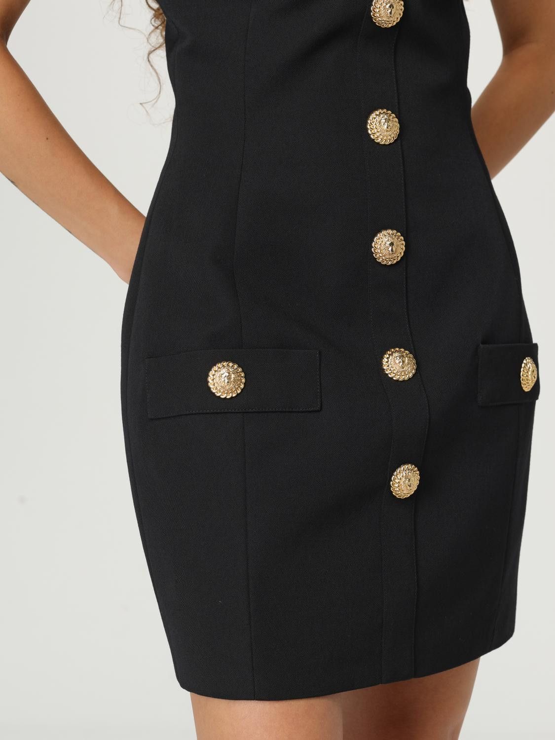 Balmain Balmain Dress Woman Black Size XS / US 0-2 / IT 36-38 - 4 Thumbnail