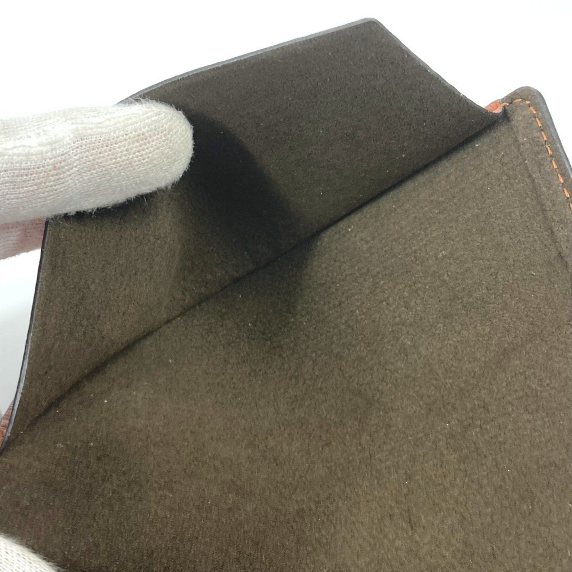Fendi FENDI Logo Passport Cover Stationery Case Leather Men's Women's Brown Like New Size ONE SIZE - 10 Thumbnail