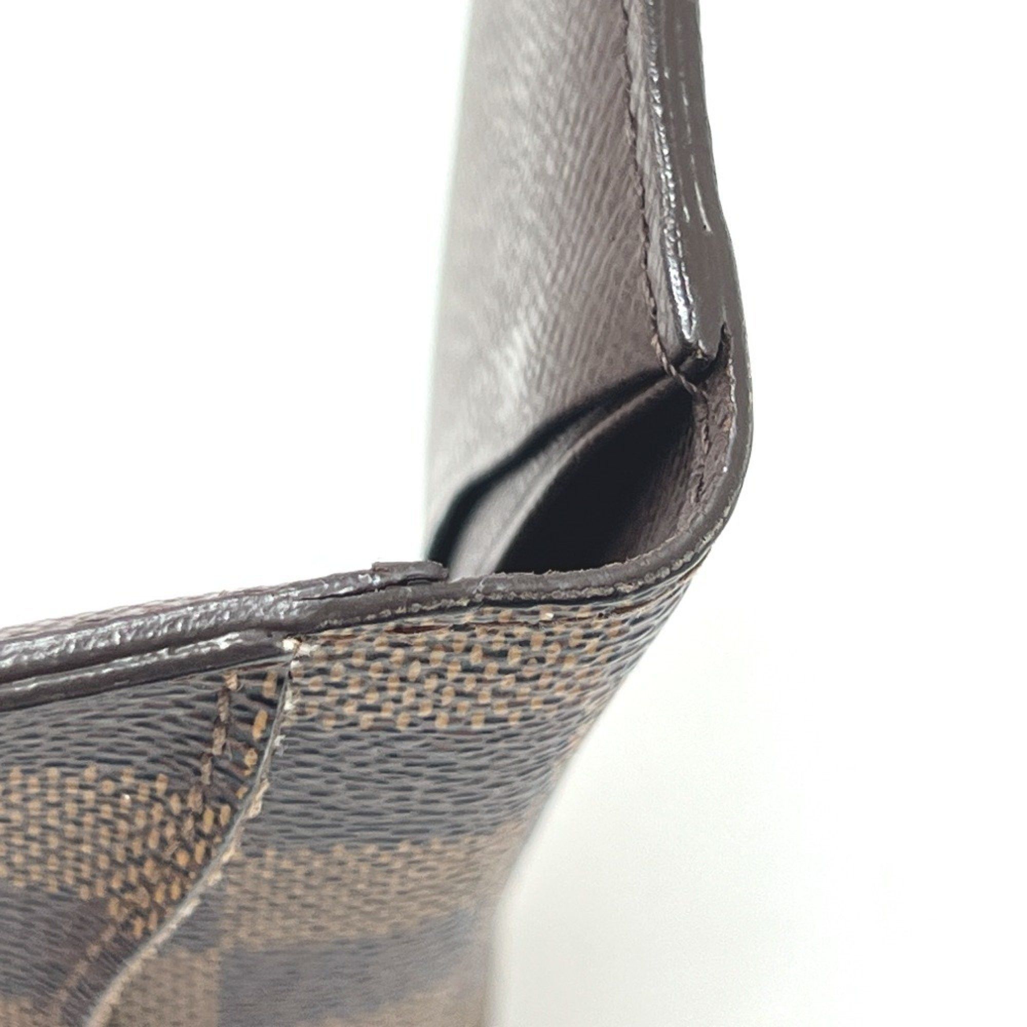 Louis Vuitton LOUIS VUITTON M60502 Organizer de Poche Business Card Holder IC Case Holder/Card Damier Canvas Women's Ebene Brown Size ONE SIZE - 10 Thumbnail