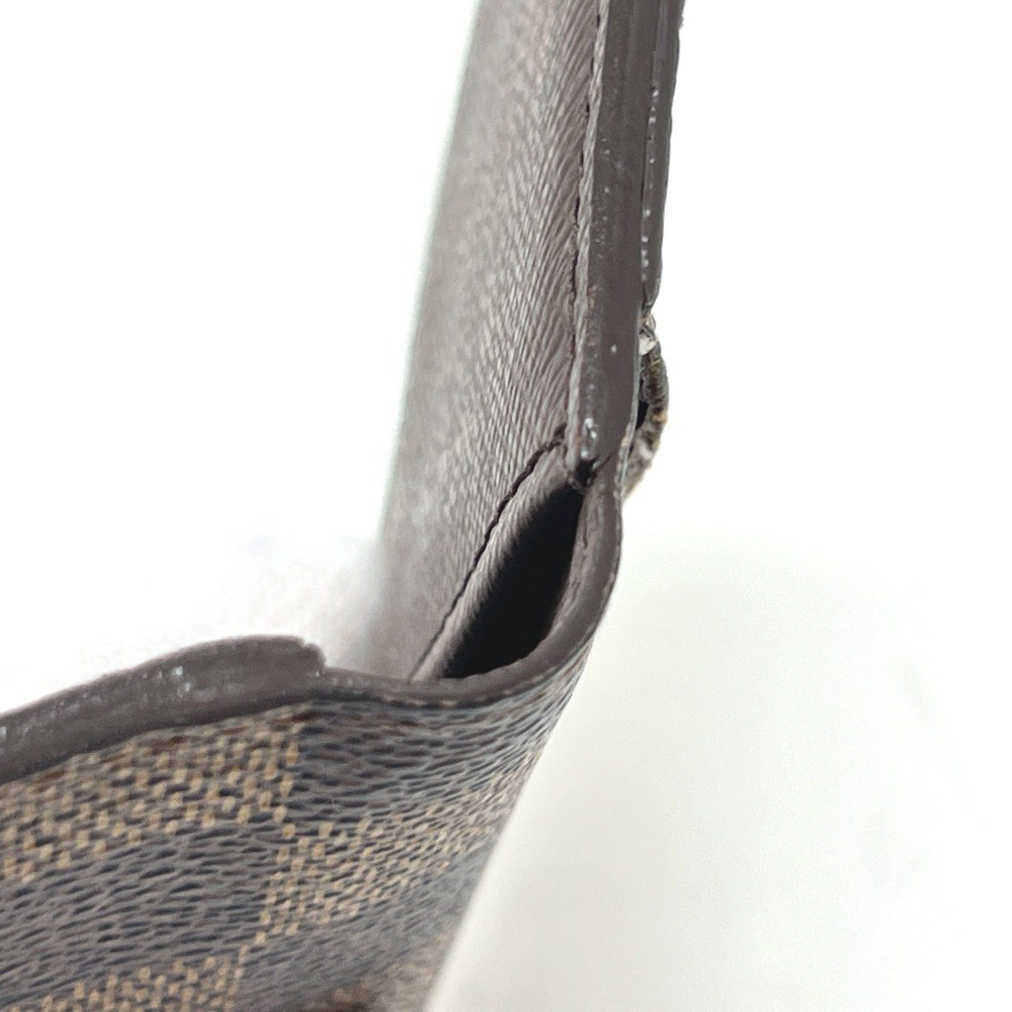 Louis Vuitton LOUIS VUITTON M60502 Organizer de Poche Business Card Holder IC Case Holder/Card Damier Canvas Women's Ebene Brown Size ONE SIZE - 11 Thumbnail