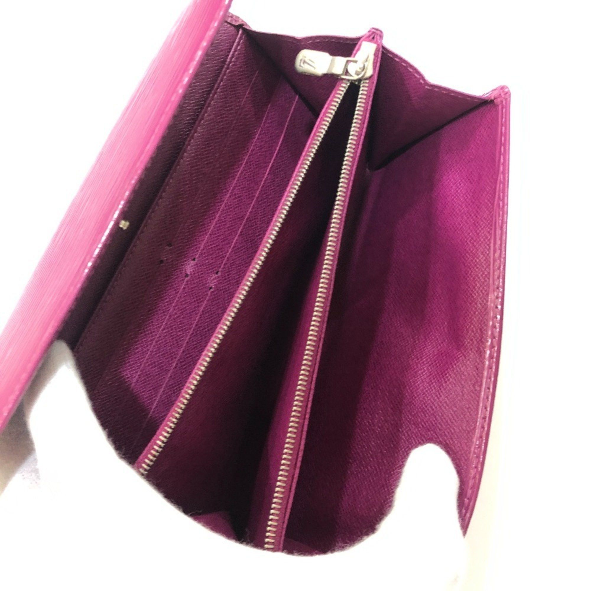 Louis Vuitton LOUIS VUITTON M60317 Portefeuille Sarah Long Wallet Epi Leather Women's Fuchsia Purple Size ONE SIZE - 7 Thumbnail