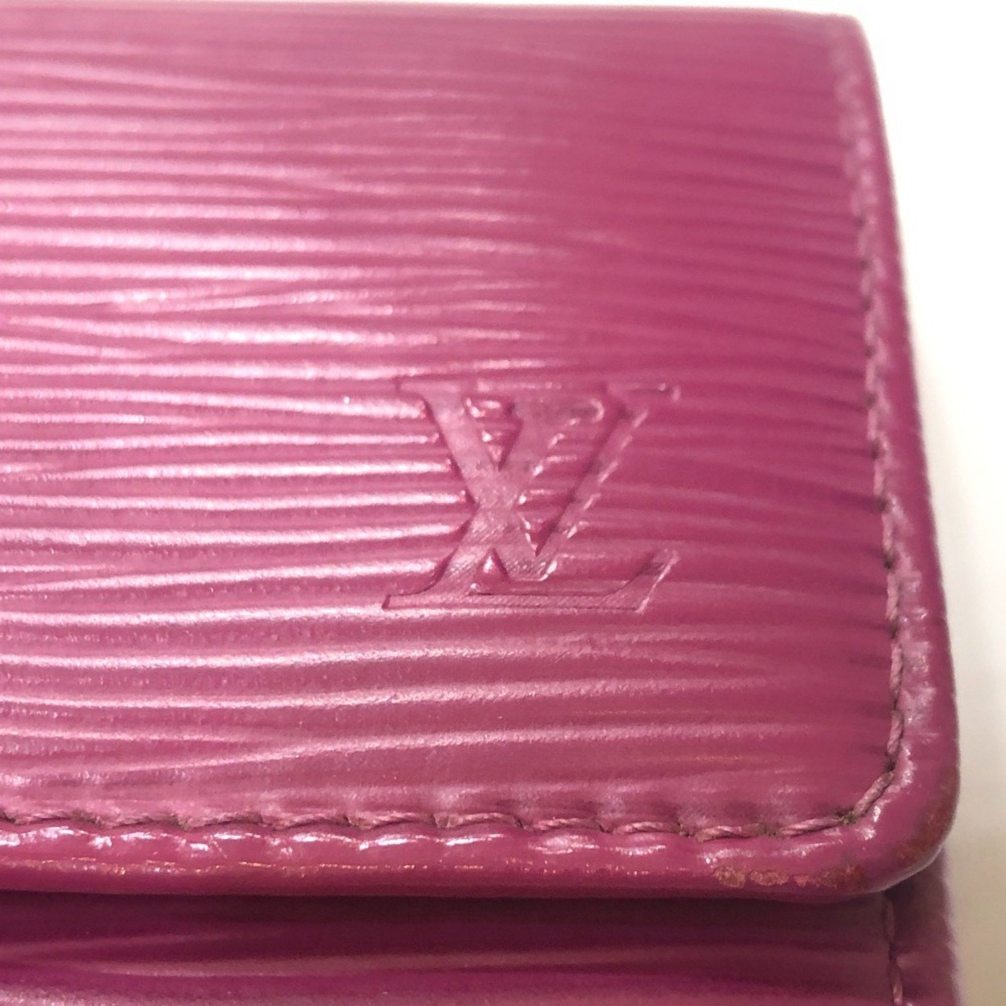 Louis Vuitton LOUIS VUITTON M60317 Portefeuille Sarah Long Wallet Epi Leather Women's Fuchsia Purple Size ONE SIZE - 6 Thumbnail