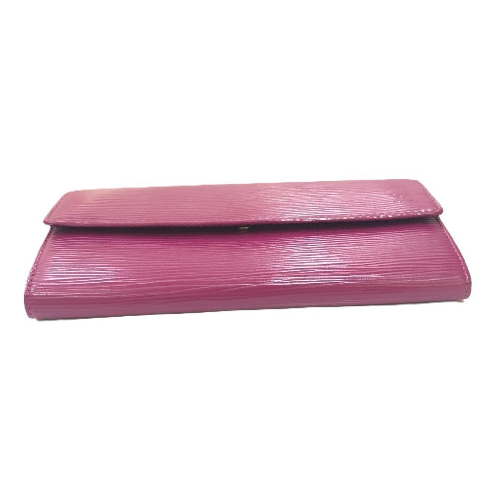 Louis Vuitton LOUIS VUITTON M60317 Portefeuille Sarah Long Wallet Epi Leather Women's Fuchsia Purple Size ONE SIZE - 4 Thumbnail