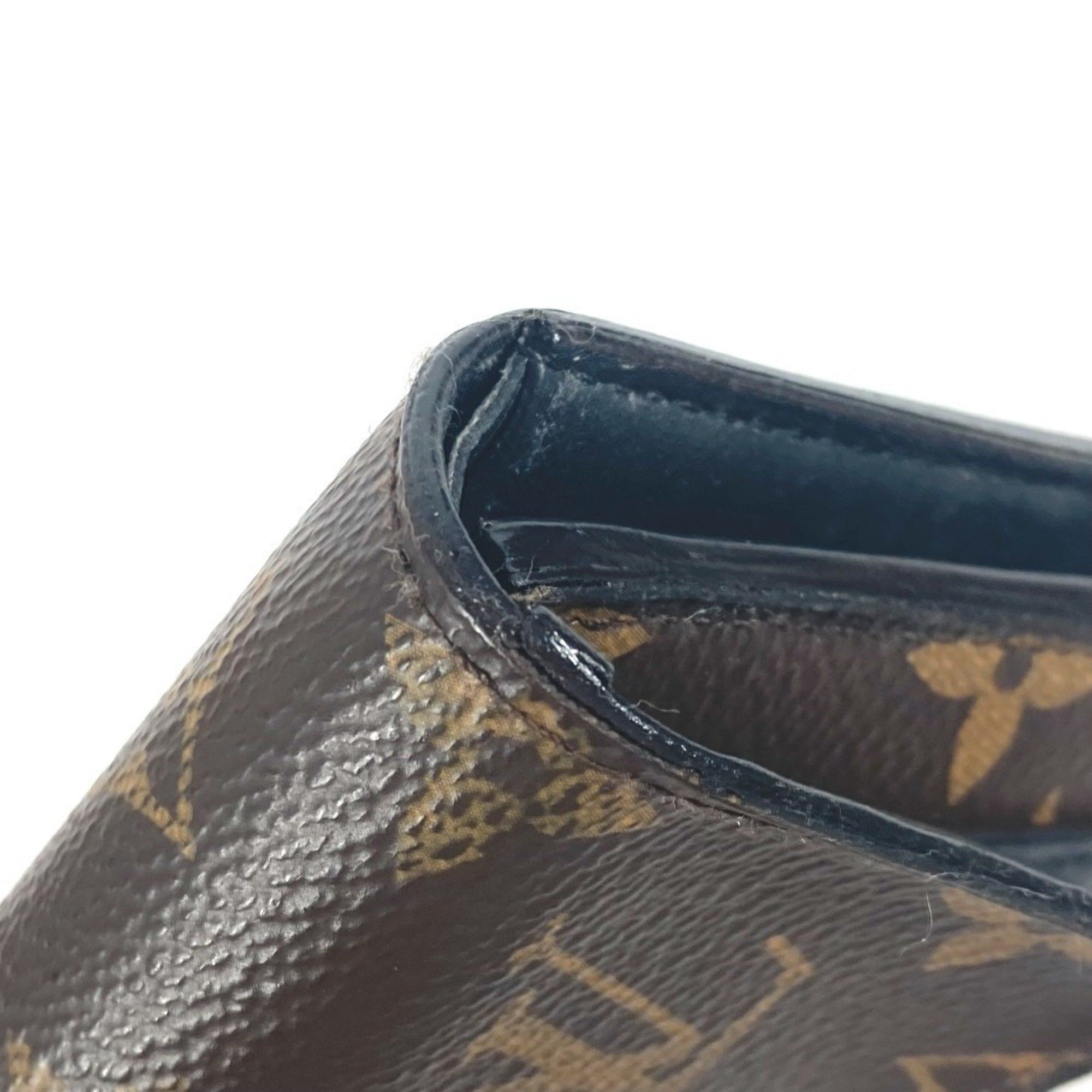 Louis Vuitton LOUIS VUITTON M62578 Monogram Portefeuille Flower Compact Wallet Tri-fold Canvas Women's Brown Size ONE SIZE - 8 Thumbnail