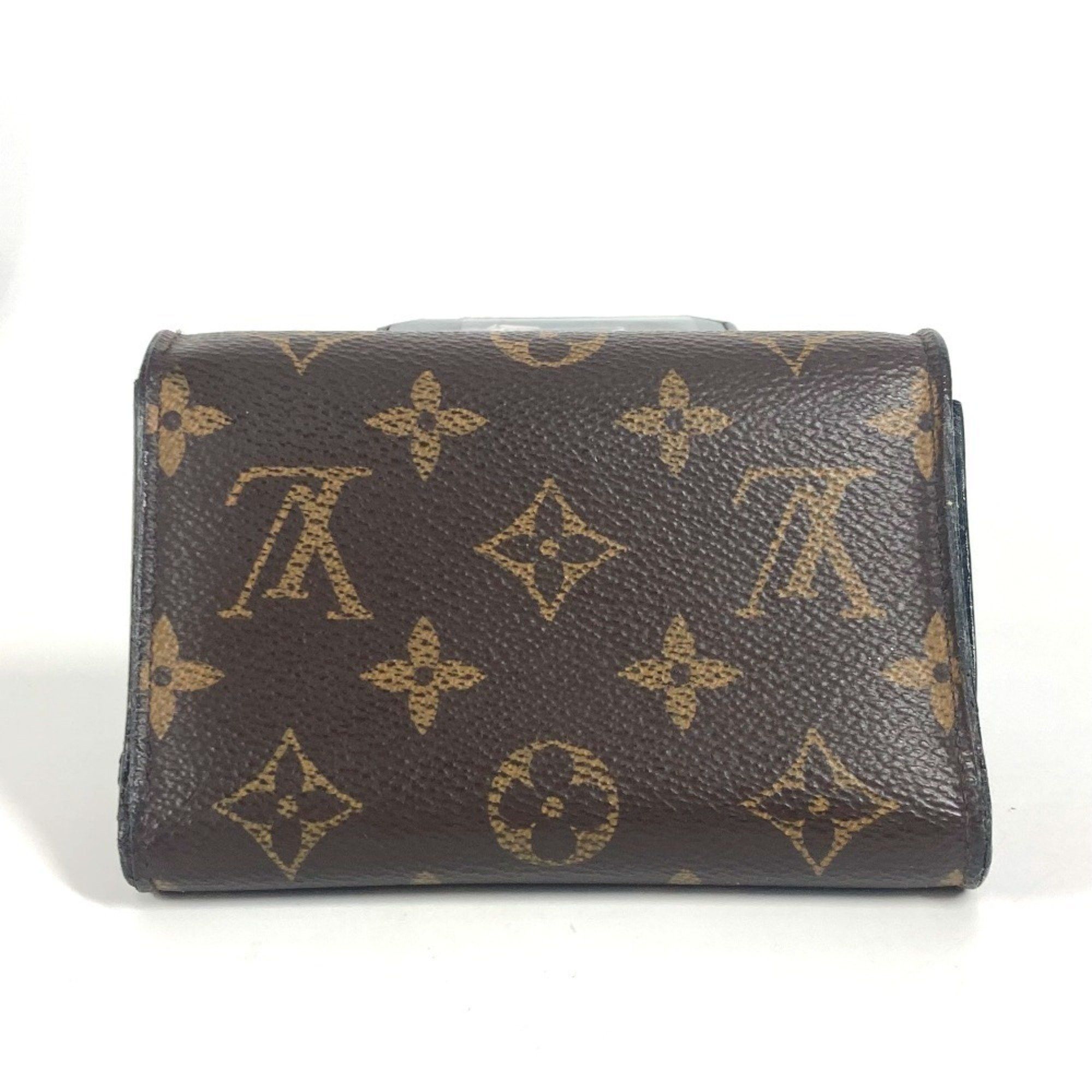 Louis Vuitton LOUIS VUITTON M62578 Monogram Portefeuille Flower Compact Wallet Tri-fold Canvas Women's Brown Size ONE SIZE - 2 Thumbnail