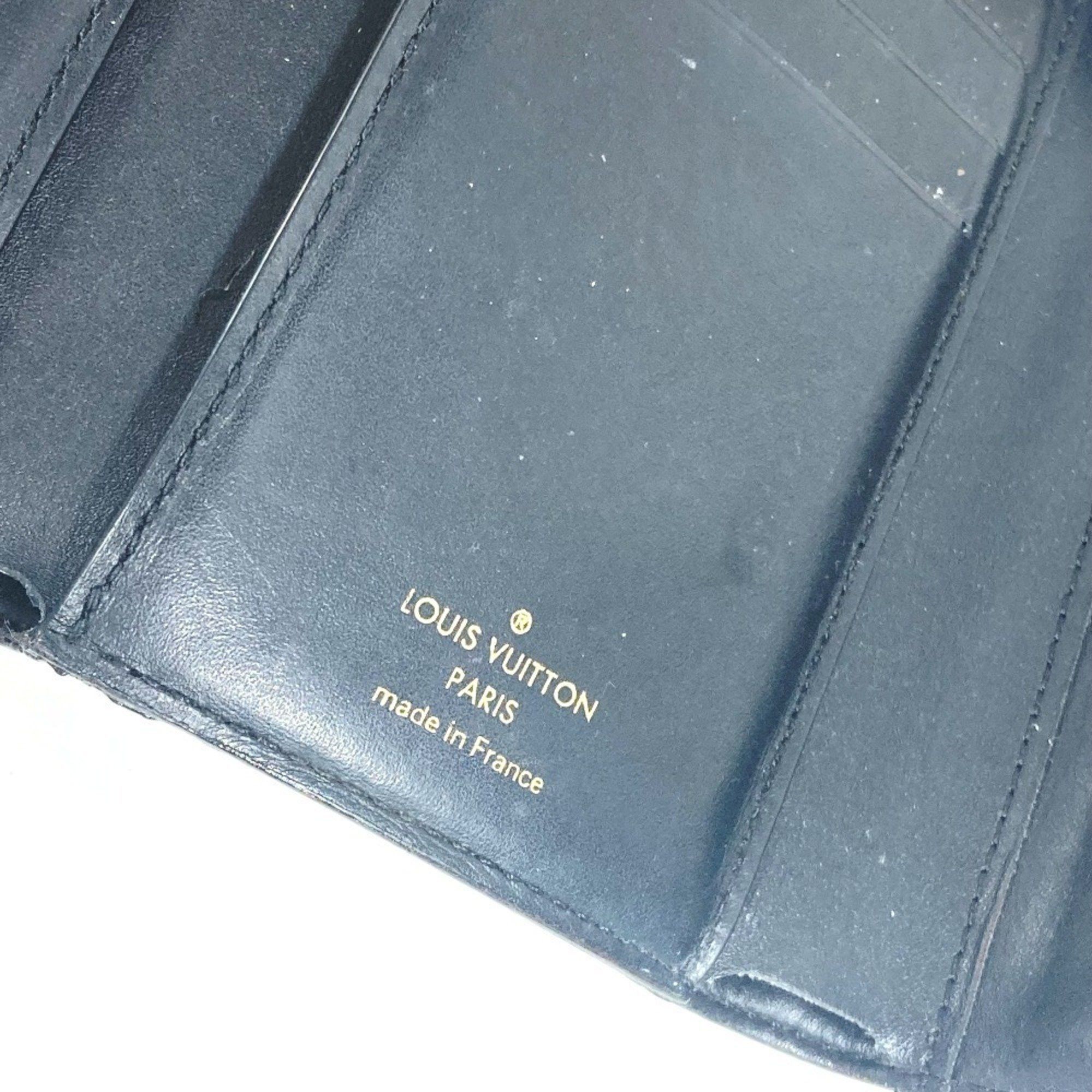 Louis Vuitton LOUIS VUITTON M62578 Monogram Portefeuille Flower Compact Wallet Tri-fold Canvas Women's Brown Size ONE SIZE - 12 Thumbnail