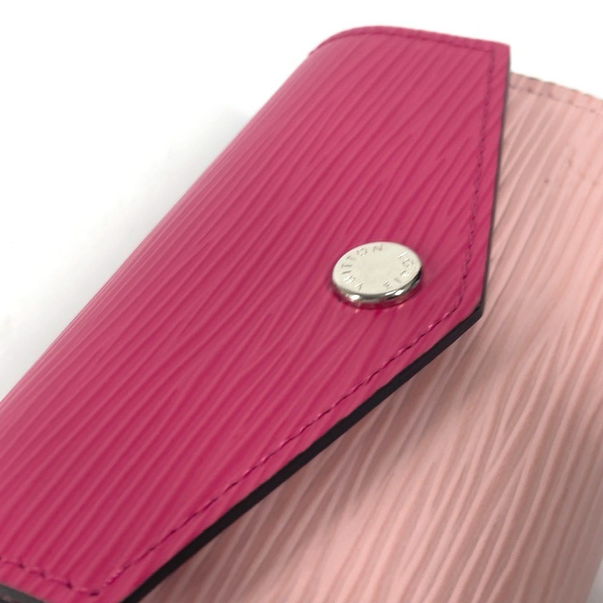 Louis Vuitton LOUIS VUITTON M62255 Epi Multi-Cult Sarah Business Card Holder Pass Case Wallet/Coin Wallet Coin Purse Holder/Card Leather Women's Pink Size ONE SIZE - 7 Thumbnail