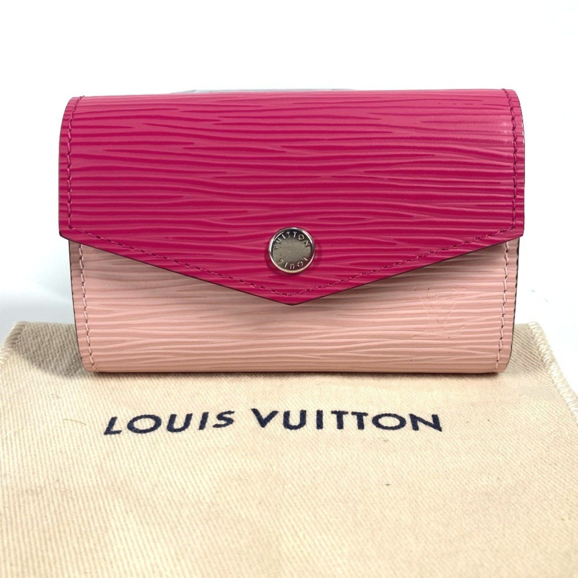 Louis Vuitton LOUIS VUITTON M62255 Epi Multi-Cult Sarah Business Card Holder Pass Case Wallet/Coin Wallet Coin Purse Holder/Card Leather Women's Pink Size ONE SIZE - 8 Thumbnail