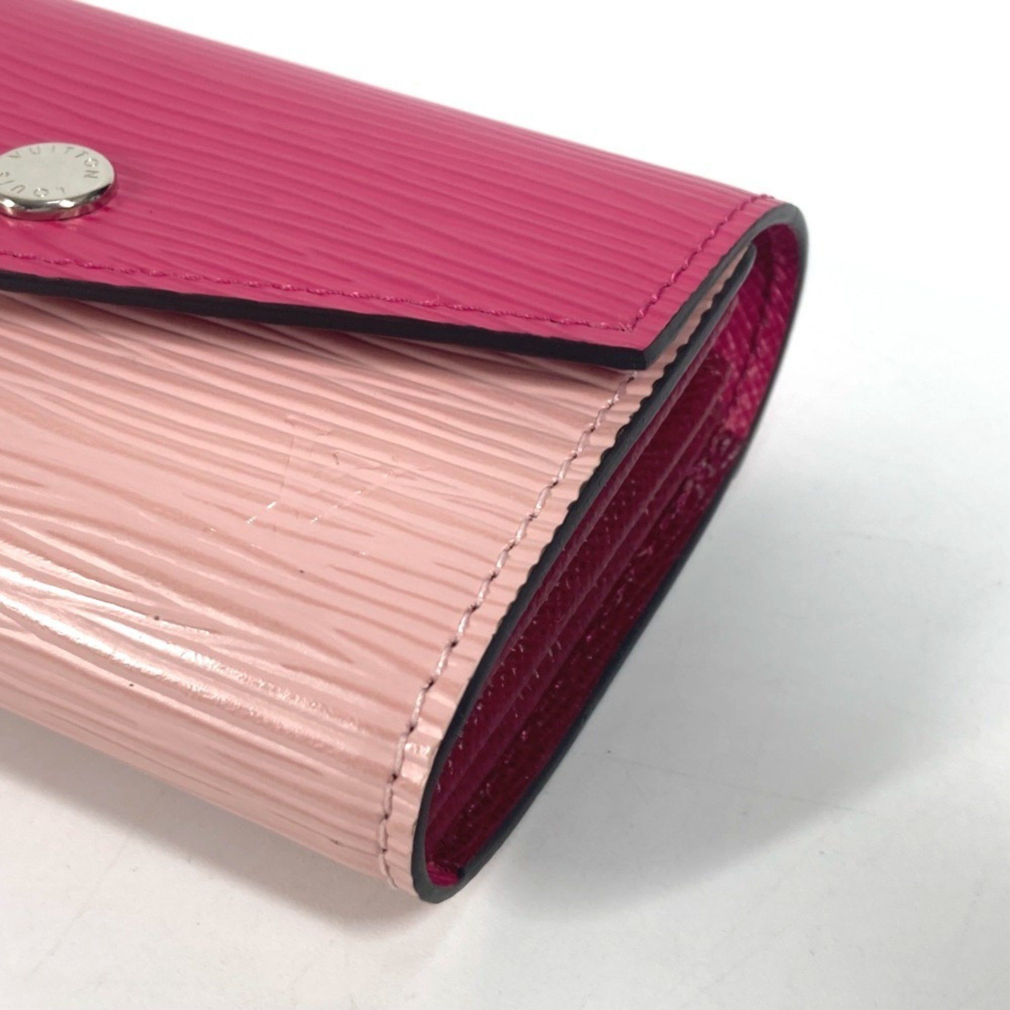 Louis Vuitton LOUIS VUITTON M62255 Epi Multi-Cult Sarah Business Card Holder Pass Case Wallet/Coin Wallet Coin Purse Holder/Card Leather Women's Pink Size ONE SIZE - 6 Thumbnail