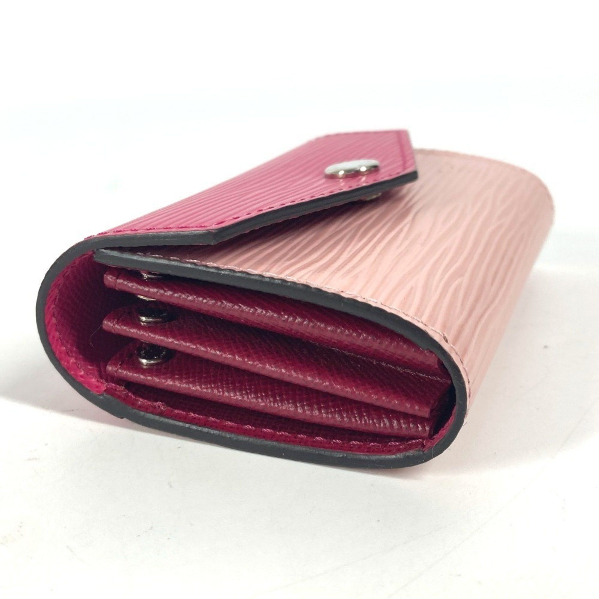 Louis Vuitton LOUIS VUITTON M62255 Epi Multi-Cult Sarah Business Card Holder Pass Case Wallet/Coin Wallet Coin Purse Holder/Card Leather Women's Pink Size ONE SIZE - 4 Thumbnail