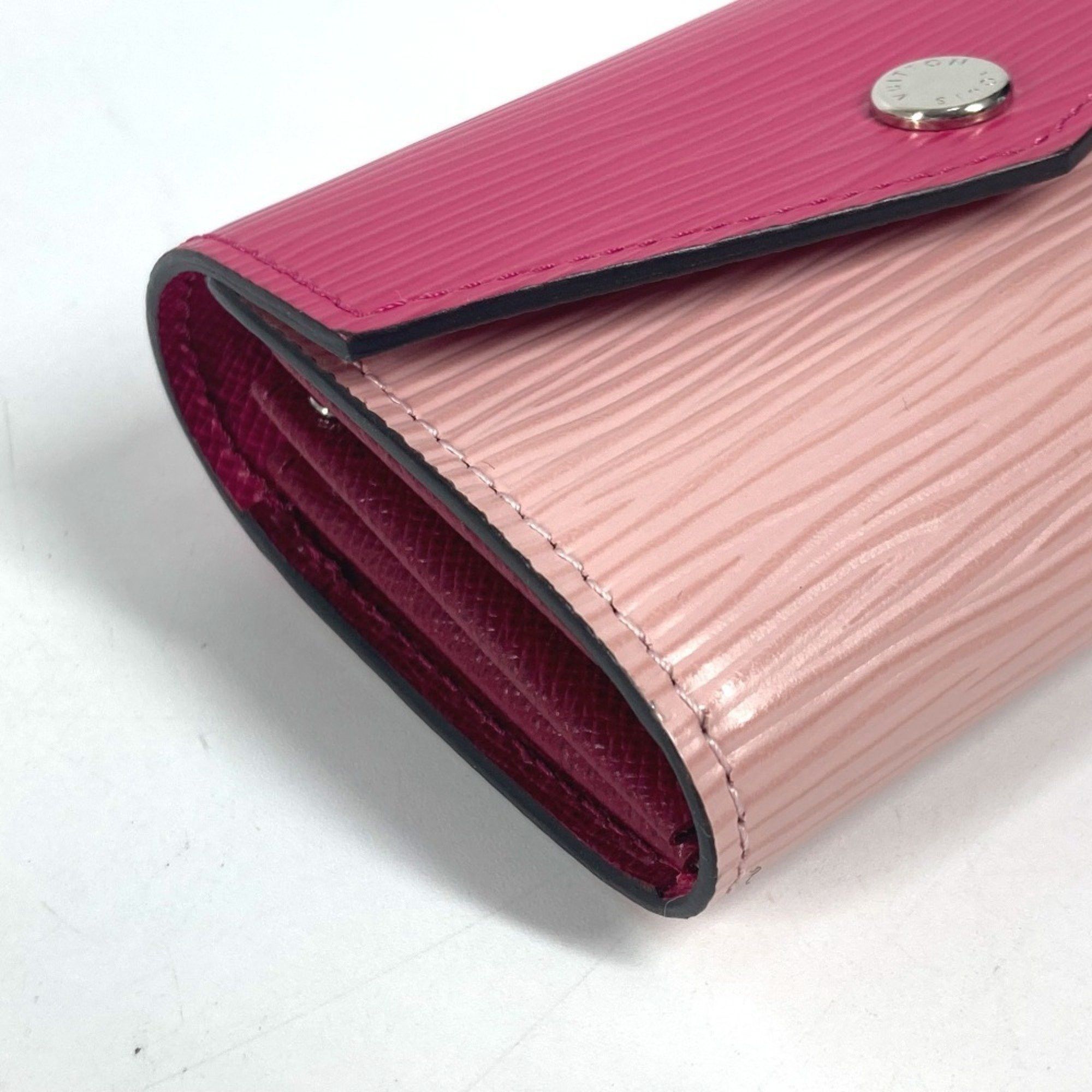 Louis Vuitton LOUIS VUITTON M62255 Epi Multi-Cult Sarah Business Card Holder Pass Case Wallet/Coin Wallet Coin Purse Holder/Card Leather Women's Pink Size ONE SIZE - 5 Thumbnail