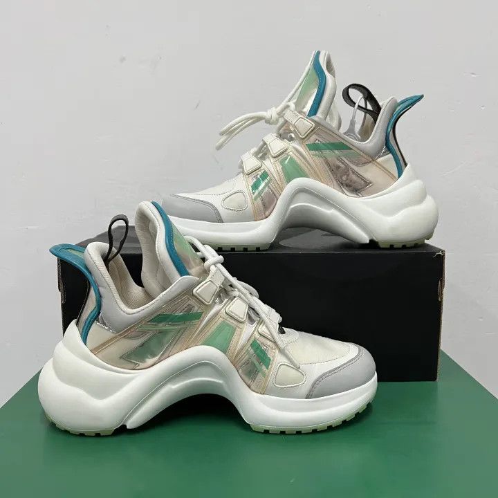 Louis Vuitton Louis Vuitton Archlight Leather Low-top Sneakers 0079 Size US 5 / IT 35 - 8 Thumbnail