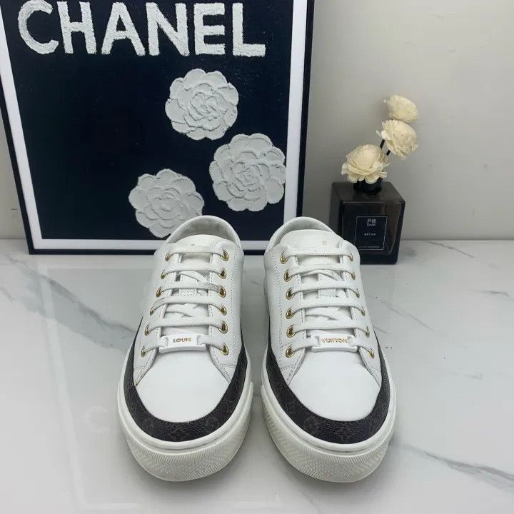 Louis Vuitton Louis Vuitton Stellar Casual Low-Top Sneakers 0079 Size US 5 / IT 35 - 2 Thumbnail