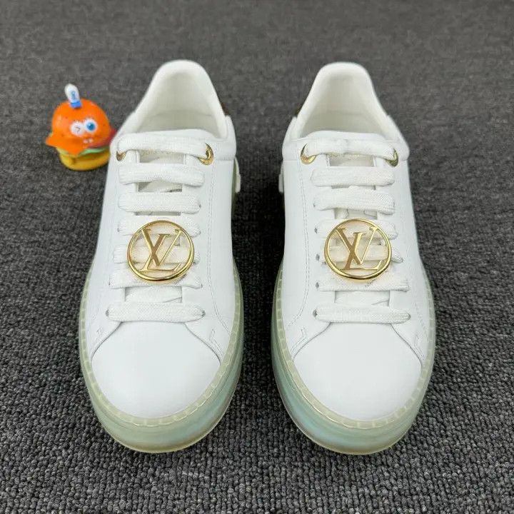 Louis Vuitton Louis Vuitton Time Out Low-Top Fashion Sneakers 0079 Size US 4 / IT 34 - 2 Thumbnail