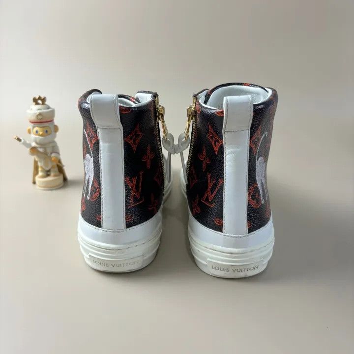 Louis Vuitton Louis Vuitton Stellar Sport Sneakers in Brown 0079 Size US 7 / IT 37 - 3 Thumbnail