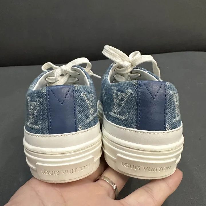Louis Vuitton Louis Vuitton Stellar Casual Denim Sneakers for Women 0079 Size US 6 / IT 36 - 3 Thumbnail