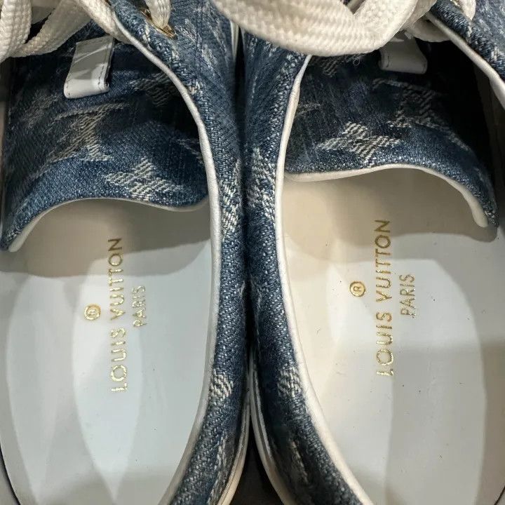 Louis Vuitton Louis Vuitton Stellar Casual Denim Sneakers for Women 0079 Size US 6 / IT 36 - 6 Thumbnail