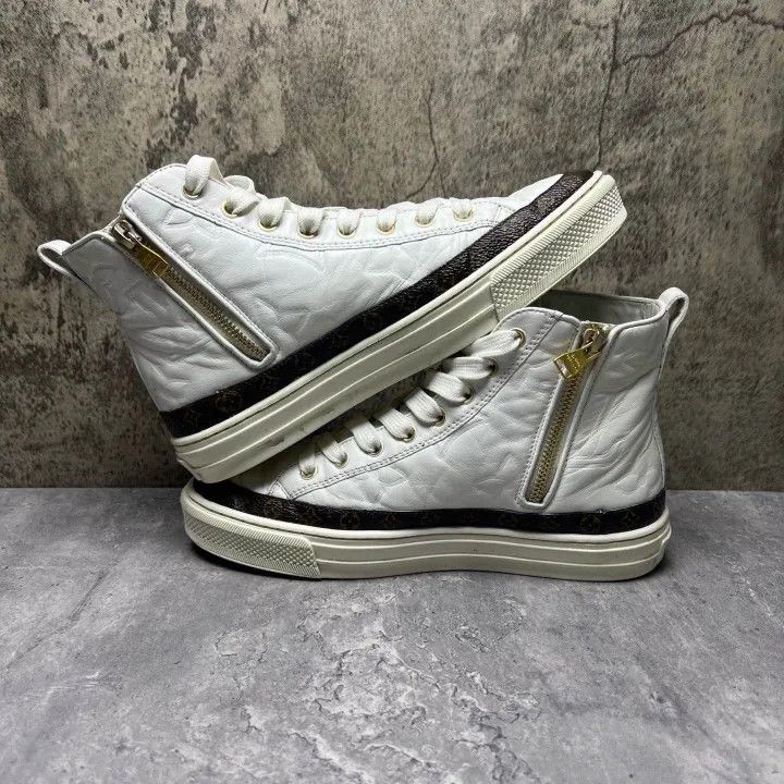 Louis Vuitton Louis Vuitton Stellar Fashion High-Top Sneakers 0079 Size US 6 / IT 36 - 5 Thumbnail