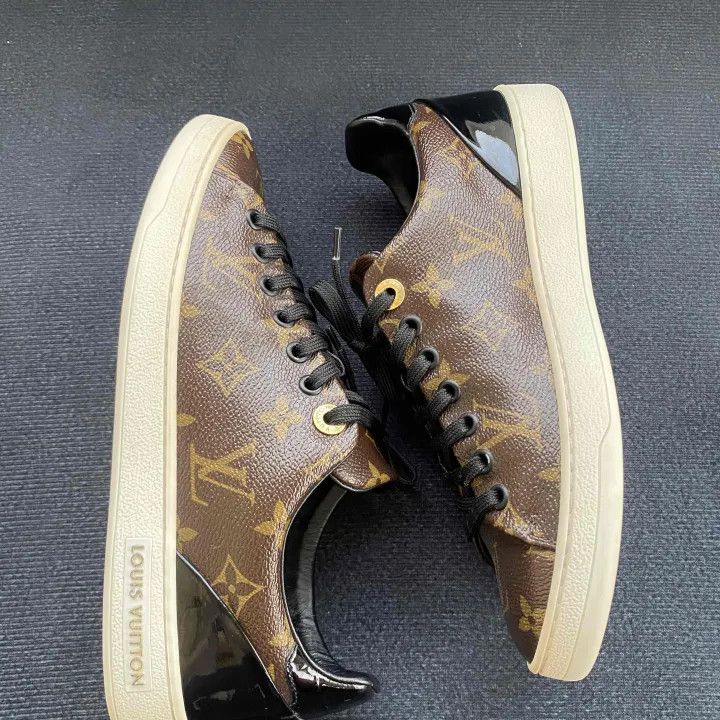 Louis Vuitton Louis Vuitton Frontrow Monogram Low-Top Sneakers 0079 Size US 6 / IT 36 - 7 Thumbnail
