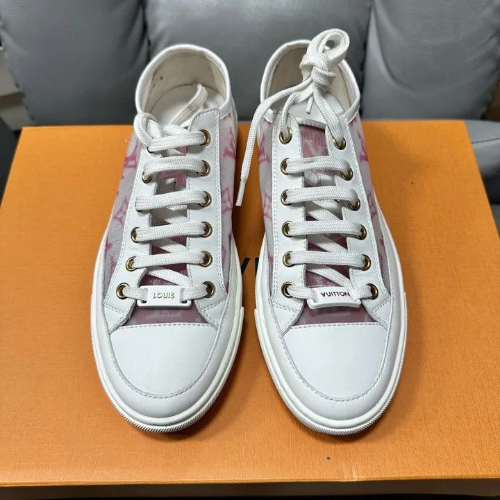 Louis Vuitton Louis Vuitton Stellar Low-Top Fashion Sneakers 0079 Size US 6 / IT 36 - 4 Thumbnail