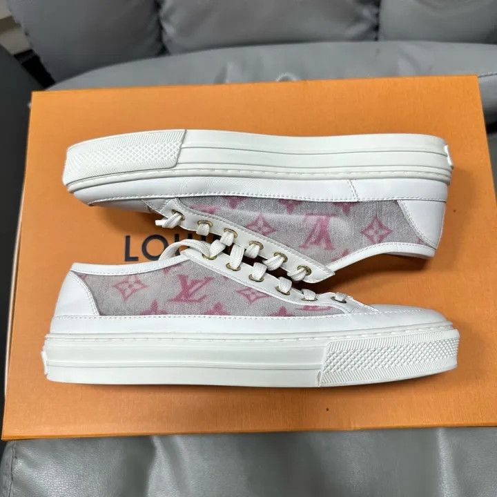 Louis Vuitton Louis Vuitton Stellar Low-Top Fashion Sneakers 0079 Size US 6 / IT 36 - 2 Thumbnail