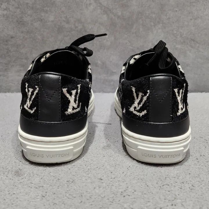 Louis Vuitton Louis Vuitton Stellar Fashion Sneakers in Black and White 0079 Size US 5 / IT 35 - 3 Thumbnail