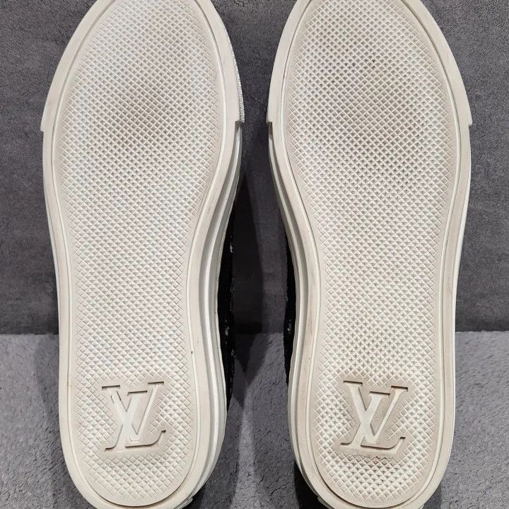 Louis Vuitton Louis Vuitton Stellar Fashion Sneakers in Black and White 0079 Size US 5 / IT 35 - 4 Thumbnail