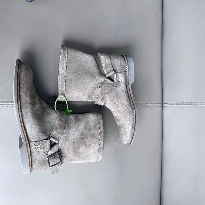 Louis Vuitton Louis Vuitton Beige Suede High-Top Boot 0079 Size US 8 / IT 38 - 6 Thumbnail