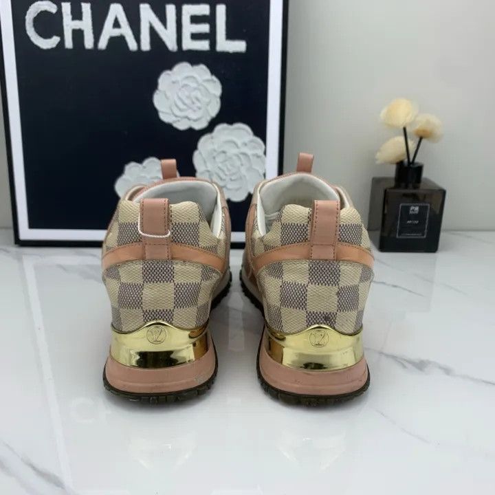 Louis Vuitton Louis Vuitton Run Away Pink Low-Top Sneakers 0079 Size US 5 / IT 35 - 3 Thumbnail