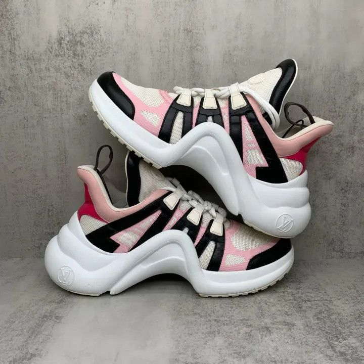 Louis Vuitton Louis Vuitton Archlight Low Top Sneakers for Women 0079 Size US 10 / IT 40 - 2 Thumbnail