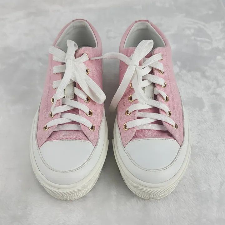 Louis Vuitton Louis Vuitton Stellar Low-Top Pink Sneakers 0079 Size US 6 / IT 36 - 2 Thumbnail