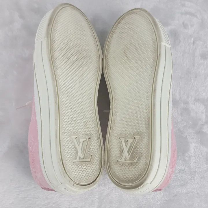 Louis Vuitton Louis Vuitton Stellar Low-Top Pink Sneakers 0079 Size US 6 / IT 36 - 4 Thumbnail