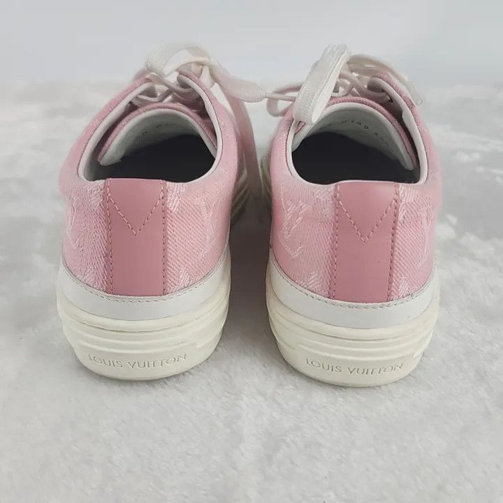 Louis Vuitton Louis Vuitton Stellar Low-Top Pink Sneakers 0079 Size US 6 / IT 36 - 3 Thumbnail