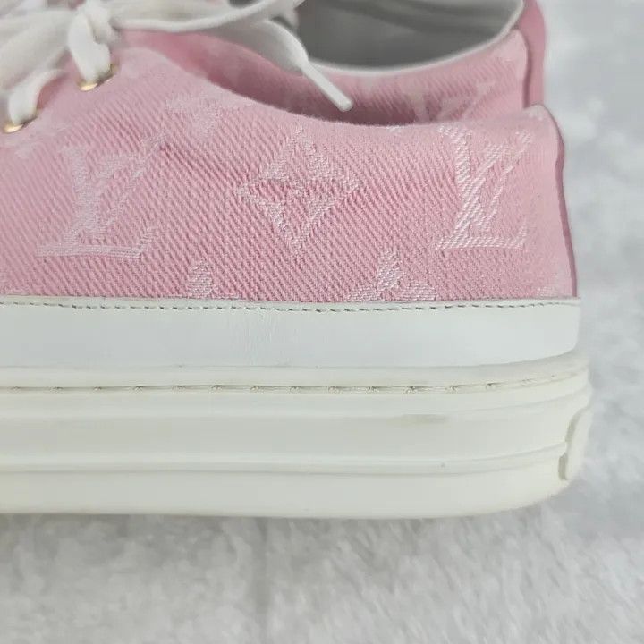 Louis Vuitton Louis Vuitton Stellar Low-Top Pink Sneakers 0079 Size US 6 / IT 36 - 6 Thumbnail