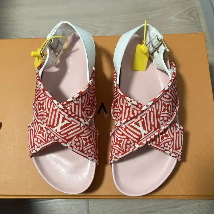 Louis Vuitton Louis Vuitton Bom Dia Crafty Flat Sandals 0079 Size US 6 / IT 36 - 2 Thumbnail
