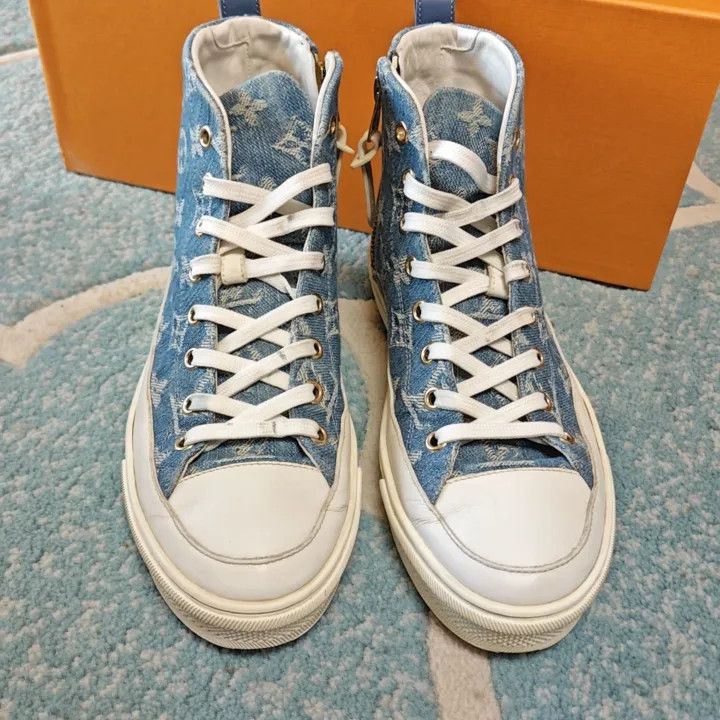 Louis Vuitton Louis Vuitton Stellar High-Top Sneakers for Women 0079 Size US 6 / IT 36 - 2 Thumbnail